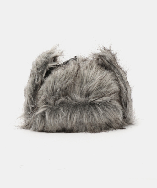 ANNA SUI NYC(アナ スイ エヌ ワイ シー)の「ANNA SUI NYC / アナスイエヌワイシー ファーフライトキャップ(キャップ・レディース・グレー/キャメル/ピンク・FREE)」の4枚目の写真