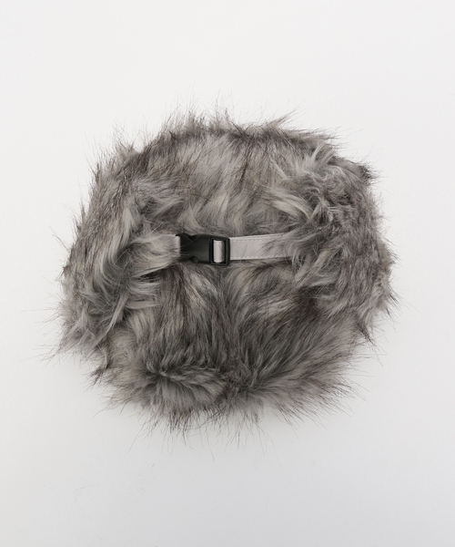 ANNA SUI NYC(アナ スイ エヌ ワイ シー)の「ANNA SUI NYC / アナスイエヌワイシー ファーフライトキャップ(キャップ・レディース・グレー/キャメル/ピンク・FREE)」の7枚目の写真