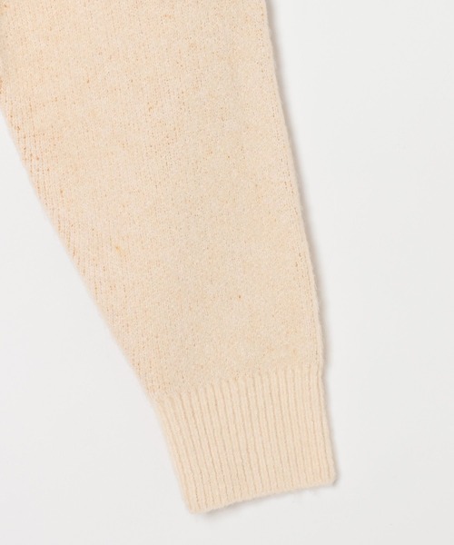 BAYFLOW（ベイフロー）の「ジャガードロゴニットプルオーバー（ニット/セーター・レディース・モカ/ボルドー/グレー/オフホワイト/ライトブルー/ピンク・FREE）」の14枚目の写真