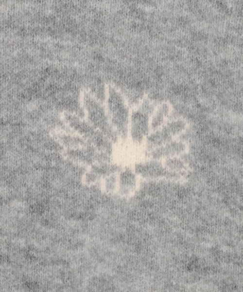 BAYFLOW（ベイフロー）の「ジャガードロゴニットプルオーバー（ニット/セーター・レディース・モカ/ボルドー/グレー/オフホワイト/ライトブルー/ピンク・FREE）」の13枚目の写真