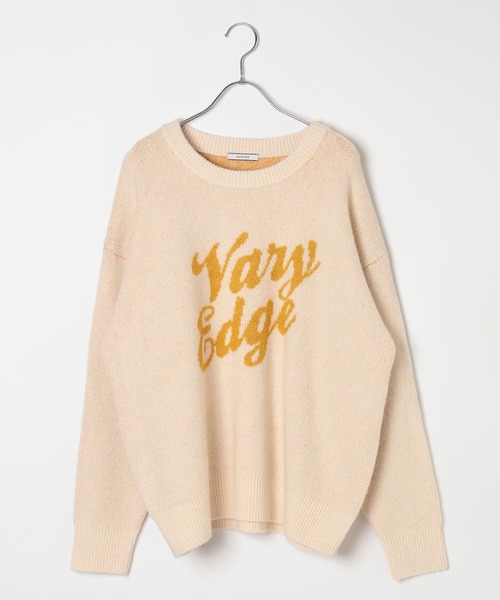 BAYFLOW（ベイフロー）の「ジャガードロゴニットプルオーバー（ニット/セーター・レディース・モカ/ボルドー/グレー/オフホワイト/ライトブルー/ピンク・FREE）」の18枚目の写真