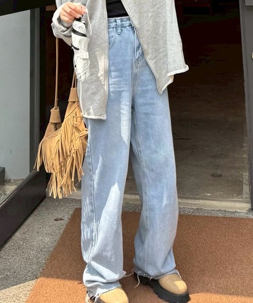 Flugge(フラッジー)の「ハイウエストハートデニム(デニムパンツ・レディース・ブルー・SMALL/MEDIUM)」の8枚目の写真