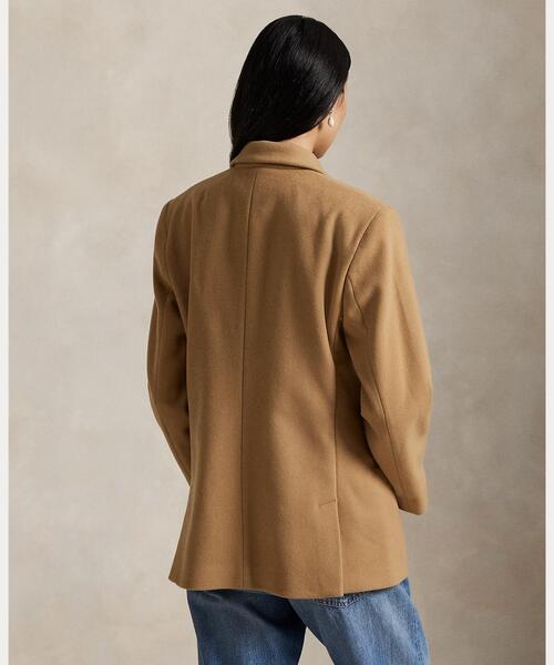 ダブルブレステッド ウール メルトン ブレザー（テーラードジャケット