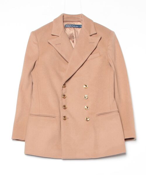 ダブルブレステッド ウール メルトン ブレザー（テーラードジャケット