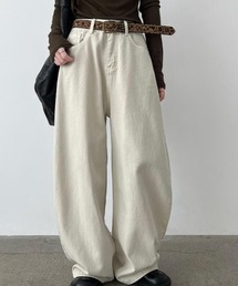 オーバーサイズワイドデニムパンツ