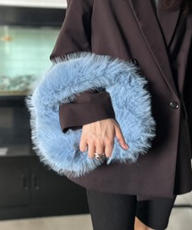 Kotoe | スモーキーパステル ワンハンドル エコファーバッグ(ハンドバッグ)