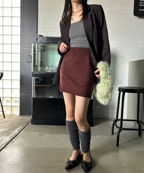 Kotoe（コトエ）の「スモーキーパステル ワンハンドル エコファーバッグ（ハンドバッグ・レディース・ダークグレー/ブラウン/グリーン/ブルー・FREE）」の14枚目の写真