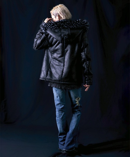 FUGA/フーガ』ペイント加工フレアデニムパンツ（デニムパンツ）｜FUGA