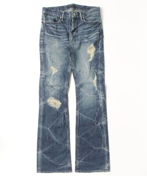 FUGA/フーガ』ペイント加工フレアデニムパンツ（デニムパンツ）｜FUGA