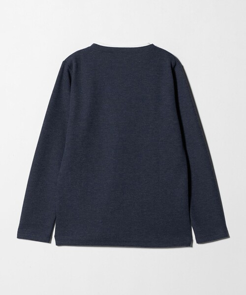 A DAY IN THE LIFE UNITED ARROWS(アデイインザライフユナイテッドアローズ)の「メランジ ジャガード フェイクレイヤード キーネックカットソー<A DAY IN THE LIFE>(Tシャツ/カットソー・メンズ・ネイビー/ベージュ/ダークグレー・M/L)」の11枚目の写真