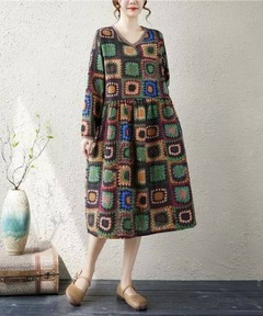 アメリヴィンテージ　PAISLEY EMBROIDERY DRESS トロワピリエ / 宮崎市セレクトショップ / レディースアパレル