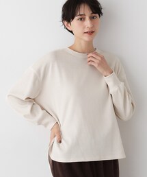 【洗える】ベロアサーマルカットソー