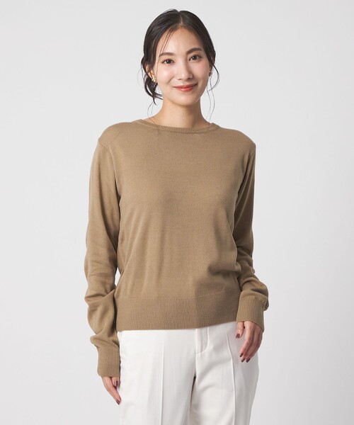 A DAY IN THE LIFE UNITED ARROWS(アデイインザライフユナイテッドアローズ)の「ラメ タートルベスト+プルオーバー ‐ウォッシャブル‐<A DAY IN THE LIFE>(ベスト・レディース・オフホワイト/ダークグレー/ネイビー/ベージュ・FREE)」の8枚目の写真