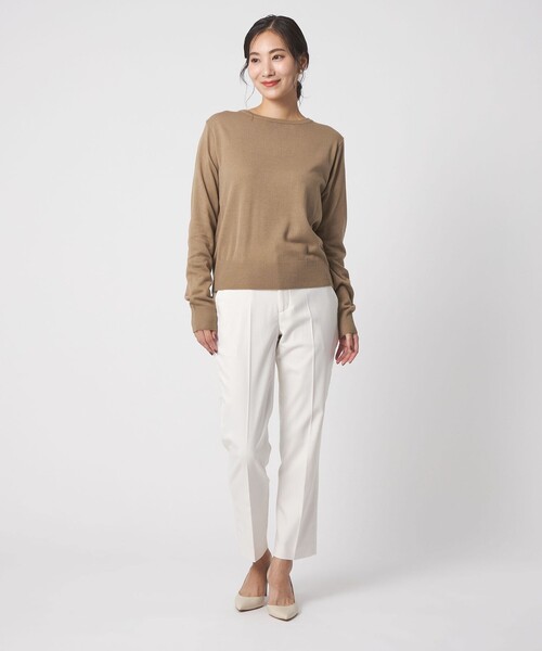A DAY IN THE LIFE UNITED ARROWS(アデイインザライフユナイテッドアローズ)の「ラメ タートルベスト+プルオーバー ‐ウォッシャブル‐<A DAY IN THE LIFE>(ベスト・レディース・オフホワイト/ダークグレー/ネイビー/ベージュ・FREE)」の9枚目の写真
