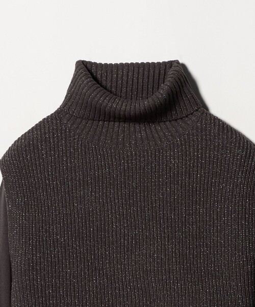 A DAY IN THE LIFE UNITED ARROWS(アデイインザライフユナイテッドアローズ)の「ラメ タートルベスト+プルオーバー ‐ウォッシャブル‐<A DAY IN THE LIFE>(ベスト・レディース・オフホワイト/ダークグレー/ネイビー/ベージュ・FREE)」の21枚目の写真