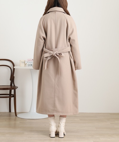 セール】ニットモッサ ケープ取り外しステンカラーコート マルチWAY