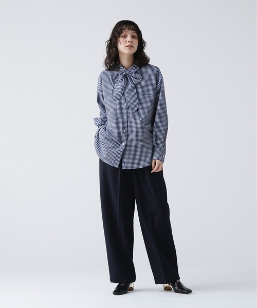 NAVYNAVY(ネイビーネイビー)の「【NAVYNAVY】【365ユーティリティー】 洗えるマルチWAYBIGシャツ(シャツ/ブラウス・レディース・ブルー/ブルー系その他・フリ-)」の9枚目の写真