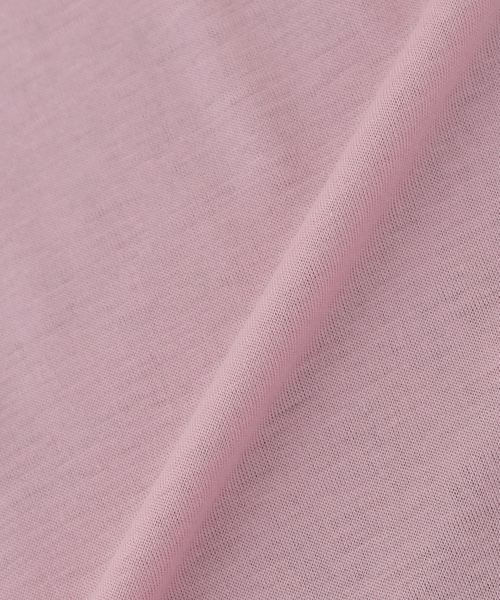 BASERANGE(ベースレンジ)の「【BASERANGE/ベースレンジ】LONG SLEEVE TEE(Tシャツ/カットソー・レディース・ピンク・SMALL)」の8枚目の写真