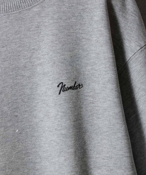 HAND PAINTED FIRM COTTON KANGAROO POCKET L/S SWEATSHIRT