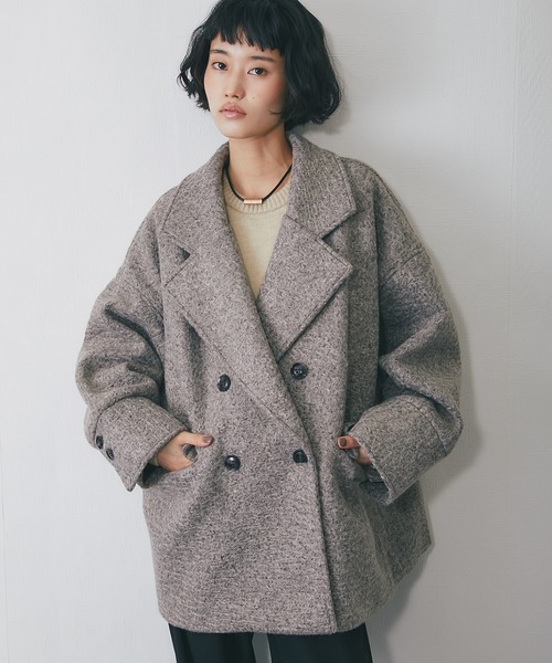 セール】カールシャギーダブルコート（チェスターコート）｜ANOTHER S