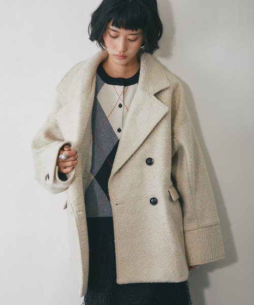 セール】カールシャギーダブルコート（チェスターコート）｜ANOTHER S