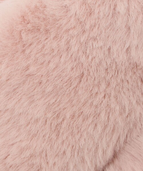 green label relaxing(グリーンレーベルリラクシング)の「フェイクファー ハートモチーフ マフラー(マフラー・キッズ・オフホワイト/ライトピンク/モカ・FREE)」の12枚目の写真