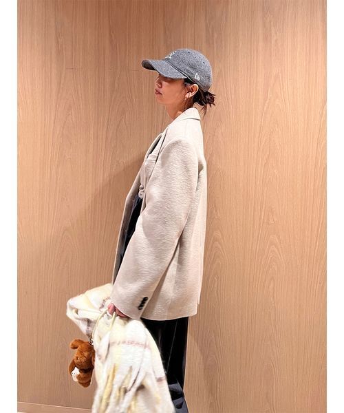 SNIDEL（スナイデル）の「バリエマフラー（マフラー・レディース・ピンク/ブラウン/イエロー・F）」の9枚目の写真