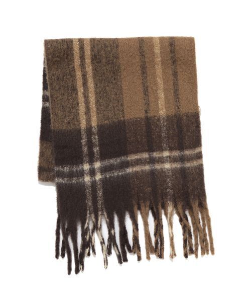 SNIDEL（スナイデル）の「バリエマフラー（マフラー・レディース・ピンク/ブラウン/イエロー・F）」の10枚目の写真