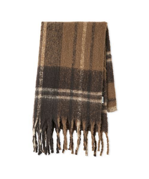 SNIDEL（スナイデル）の「バリエマフラー（マフラー・レディース・ピンク/ブラウン/イエロー・F）」の15枚目の写真