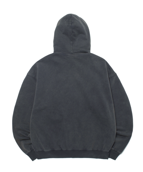 WKNDRS（ウィーキャンドース）の「APPLIQUE ZIPUP HOODIE (CHARCOAL)（パーカー・レディース・その他・LARGE/X-LARGE/MEDIUM）」の2枚目の写真