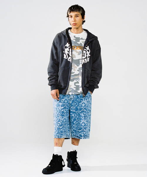 WKNDRS（ウィーキャンドース）の「APPLIQUE ZIPUP HOODIE (CHARCOAL)（パーカー・レディース・その他・LARGE/X-LARGE/MEDIUM）」の8枚目の写真