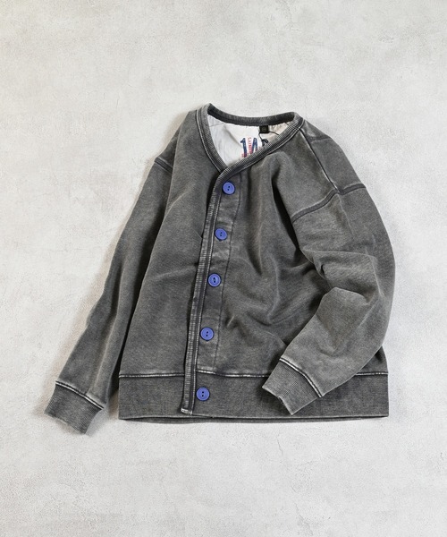 MARKEY'S（マーキーズ）の「ウラケミリタリーカーディガン（カーディガン/ボレロ・キッズ・ブルー/レッド/チャコール・80/95/100/110/120/130/140/150/90）」の10枚目の写真