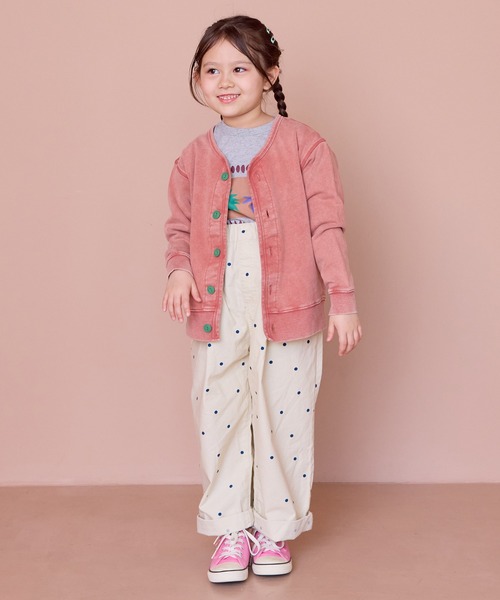 MARKEY'S（マーキーズ）の「ウラケミリタリーカーディガン（カーディガン/ボレロ・キッズ・ブルー/レッド/チャコール・80/95/100/110/120/130/140/150/90）」の7枚目の写真