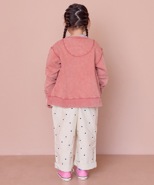 MARKEY'S（マーキーズ）の「ウラケミリタリーカーディガン（カーディガン/ボレロ・キッズ・ブルー/レッド/チャコール・80/95/100/110/120/130/140/150/90）」の9枚目の写真