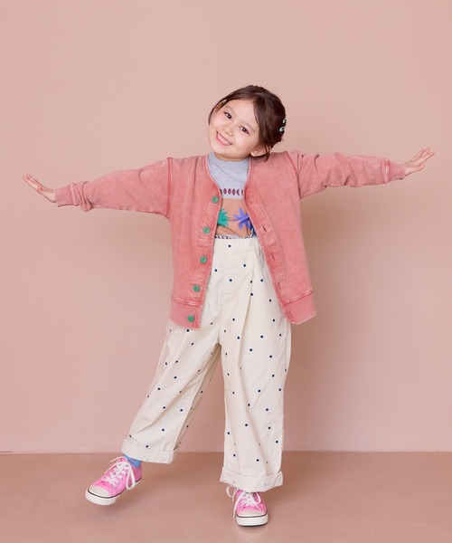 MARKEY'S（マーキーズ）の「ウラケミリタリーカーディガン（カーディガン/ボレロ・キッズ・ブルー/レッド/チャコール・80/95/100/110/120/130/140/150/90）」の6枚目の写真