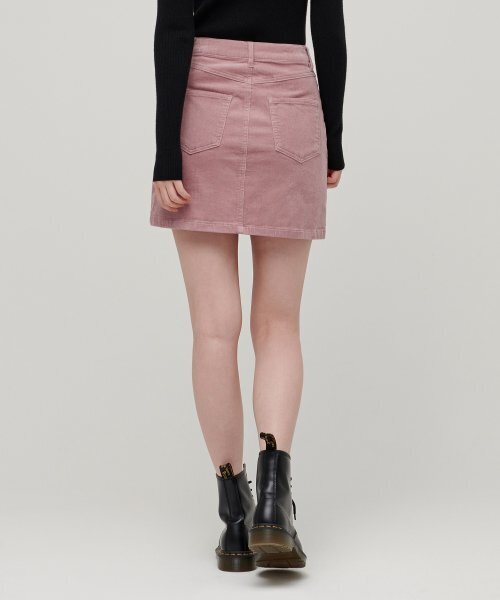 MUSINSA STANDARD WOMAN（ムシンサスタンダードウーマン）の「ウィメンズコーデュロイミニスカート[ピンク]（スカート・レディース・その他・SMALL/MEDIUM/LARGE/X-SMALL）」の2枚目の写真
