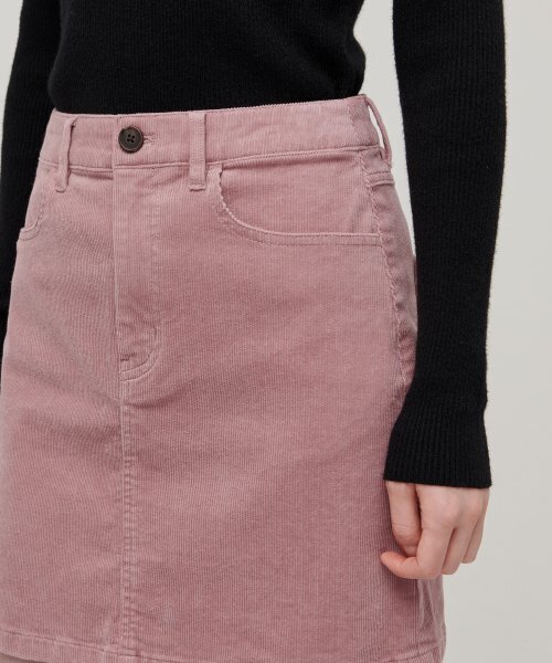 MUSINSA STANDARD WOMAN（ムシンサスタンダードウーマン）の「ウィメンズコーデュロイミニスカート[ピンク]（スカート・レディース・その他・SMALL/MEDIUM/LARGE/X-SMALL）」の4枚目の写真