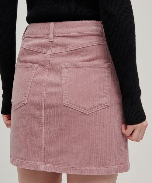 MUSINSA STANDARD WOMAN（ムシンサスタンダードウーマン）の「ウィメンズコーデュロイミニスカート[ピンク]（スカート・レディース・その他・SMALL/MEDIUM/LARGE/X-SMALL）」の5枚目の写真