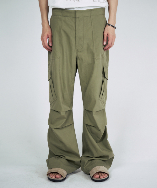 SLOWACID（スローアシッド）の「CNテックカーゴパンツ[アッシュカーキ]（その他パンツ・レディース・その他・SMALL/MEDIUM/LARGE）」の2枚目の写真
