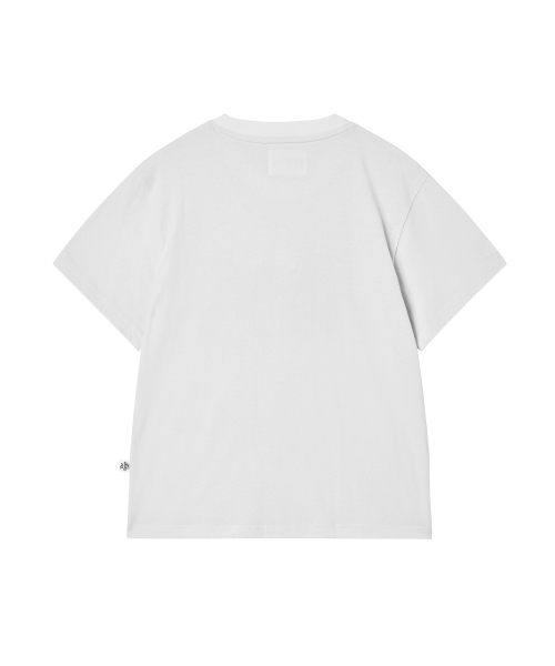 THE GREEN LAB（ザグリーンラボ）の「GREEN VIBES ONLY テクスチャーレタリング半袖Tシャツ [ホワイト]（Tシャツ/カットソー・レディース・その他・FREE）」の10枚目の写真