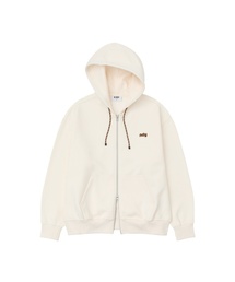 NDY（エヌディーワイ）の「Heart Logo Hoodie Zip-Up Oatmeal（パーカー）」