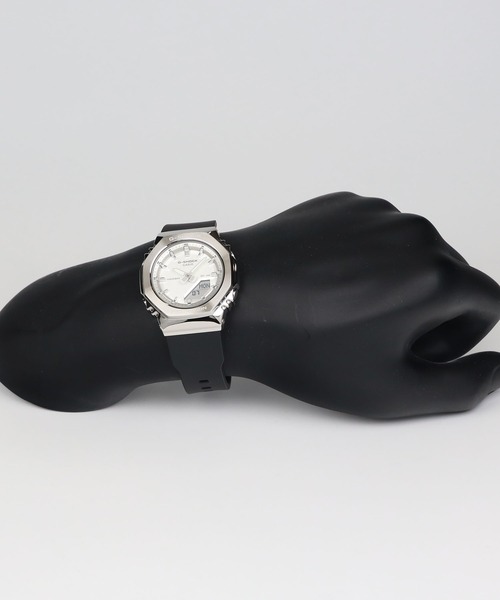 G-SHOCK(ジーショック)の「GM-S2110シリーズ / メタルベゼル / GM-S2110-1A7JF(アナログ腕時計・レディース・ブラック×シルバー・FREE)」の16枚目の写真