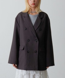 mul.（ムル）の「ダブル無地テーラードジャケット（テーラードジャケット）」