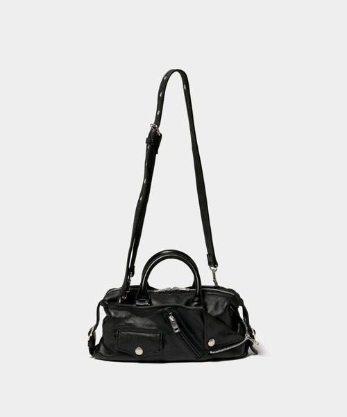 beautiful people(ビューティフルピープル)の「excerption riders boston bag(ボストンバッグ・レディース・ブラック・FREE)」の3枚目の写真