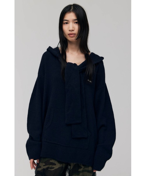 FELICITY(フェリシティ)の「Shawl Collar Knit(ニット/セーター・レディース・ワインレッド/グリーン/ネイビー・2)」の19枚目の写真