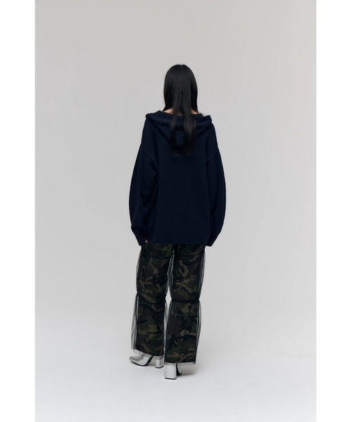 FELICITY(フェリシティ)の「Shawl Collar Knit(ニット/セーター・レディース・ワインレッド/グリーン/ネイビー・2)」の15枚目の写真