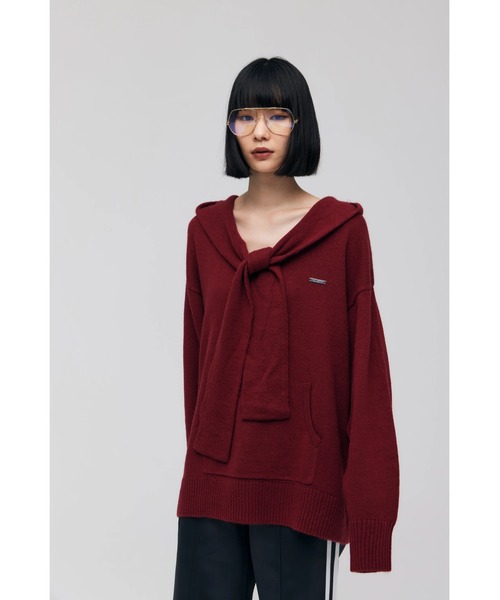 FELICITY(フェリシティ)の「Shawl Collar Knit(ニット/セーター・レディース・ワインレッド/グリーン/ネイビー・2)」の12枚目の写真
