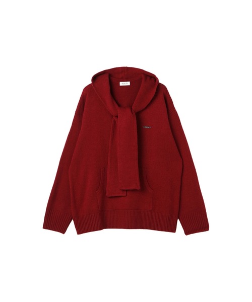 FELICITY(フェリシティ)の「Shawl Collar Knit(ニット/セーター・レディース・ワインレッド/グリーン/ネイビー・2)」の9枚目の写真