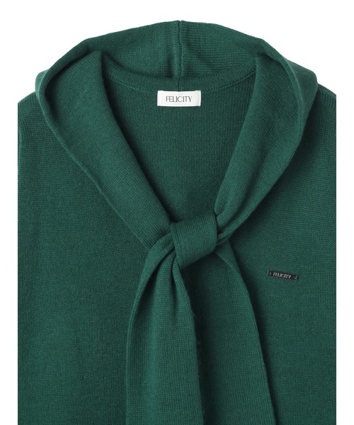 FELICITY(フェリシティ)の「Shawl Collar Knit(ニット/セーター・レディース・ワインレッド/グリーン/ネイビー・2)」の8枚目の写真