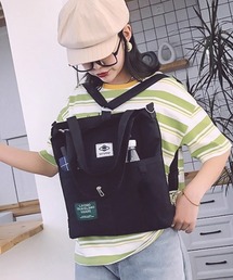 キャンバス トートバッグ 3way 軽量